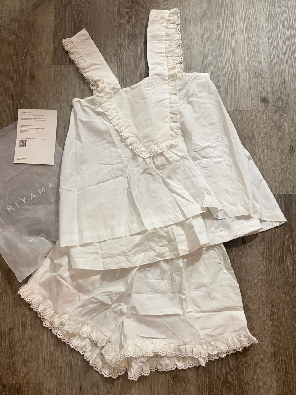 Piyama XS Elsie Off-White Sleep Set - Cotton Modal - new with tags - Picture 5 of 8